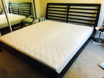 King Size Bed + Mattress + Pillow top  $549 Excellent Condition 1