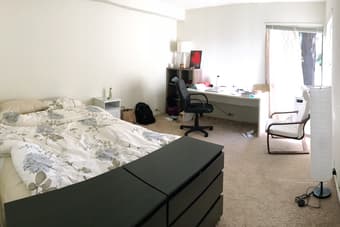Furnished master BR (with bath), available on Aug/1, 5min from campus 2