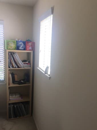 Moving sale pt1 - desk, bookcase, lamp 2