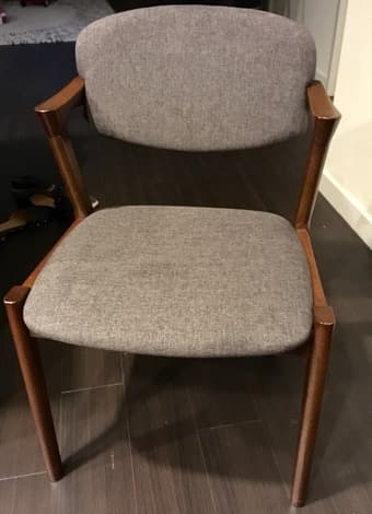 Vintage Modern Wood Dining Chair 1