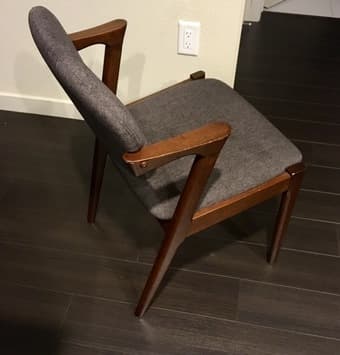 Vintage Modern Wood Dining Chair 2