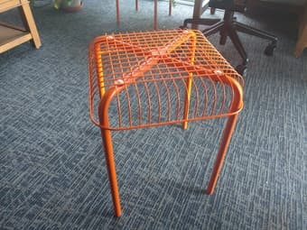 Pair of metallic stools 2