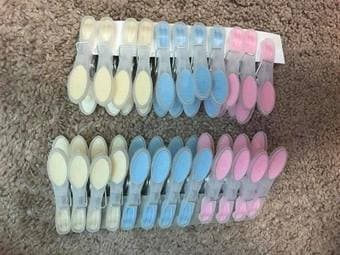 Soft grip pegs (24 pieces) 1