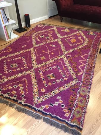 Beautiful Moroccan-style rug, 100% wool 1