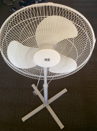Moving sale - blender, fans, hangers, trash cans and more! 1