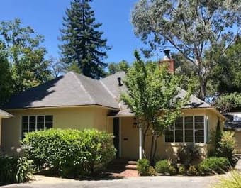 Sunny, charming master bedroom in heart of OLD PALO ALTO share 1