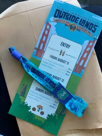 Outside Lands - 3 Day Pass 1