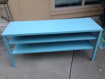 Long Table With Shelves(Price OBO) 1