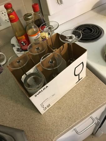 MOVING SALE---Trash Basket, Wine Glass, Pressure Cooker, Microwave 2