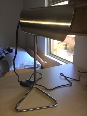 Great silver finish desk lamp 1
