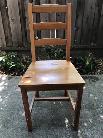 A very good wood chair 1