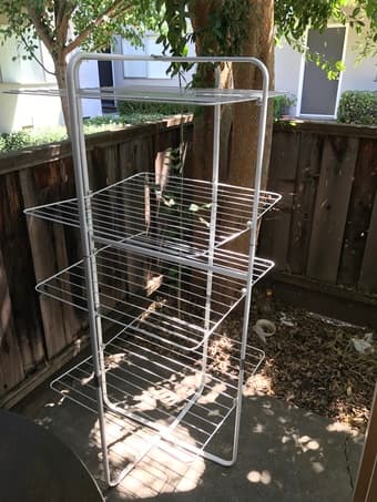A clothes hanger 3