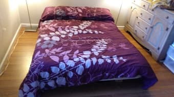 Quilt+ two pillows+ two pillowcases=$5 3