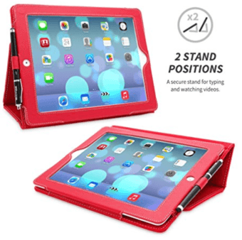 Brand New Red Faux Leather iPad Case 1