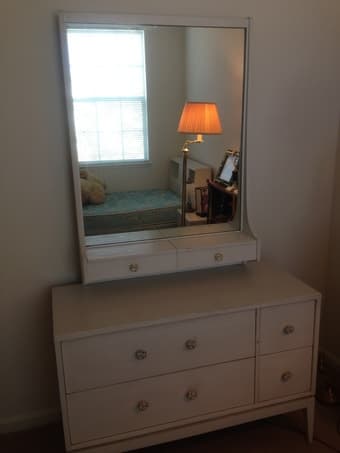 Twin Bedroom set with dresser with mirror and night stand 2