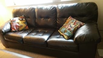 Comfortable queen size sofa bed and ottoman table 2