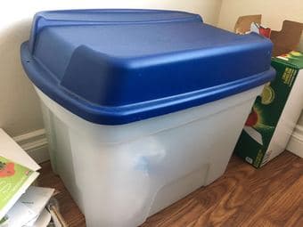 Large plastic box for storage $10 1