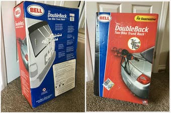 BELL DoubleBack Two Bike Trunk Rack, with in box, Brand new 2