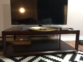 Crate & Barrel Coffee Table 1