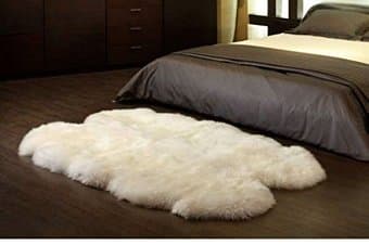4-pelt real sheepskin rug 2
