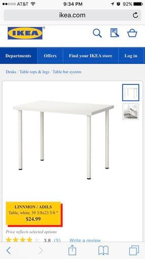 IKEA desk 1