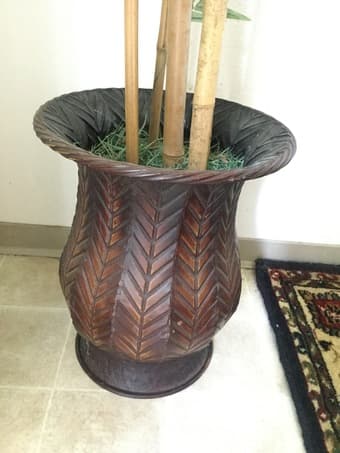 FAKE BAMBOO TREE AND POT 2