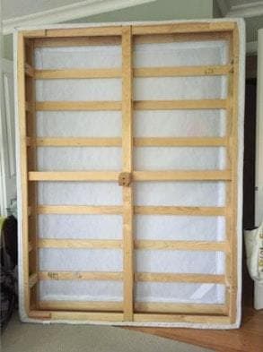 full size mattress box/foundation + metal frame (can provide delivery) 1