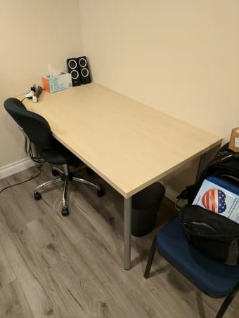 Classy wooden minimalist desk/table 1