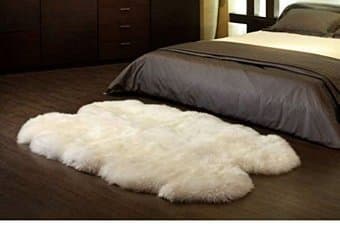 4-pelt real sheepskin rug 2