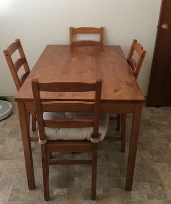 Ikea JOKKMOKK table and 4 chairs 1