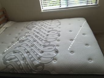 Sealy queen mattress + mattress protector ($150 OBO) 2