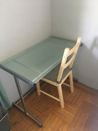 Desk and chair 1