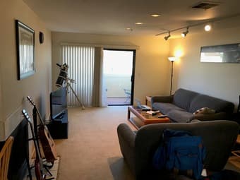 Bedroom in sunny 2bd condo off California Ave 2