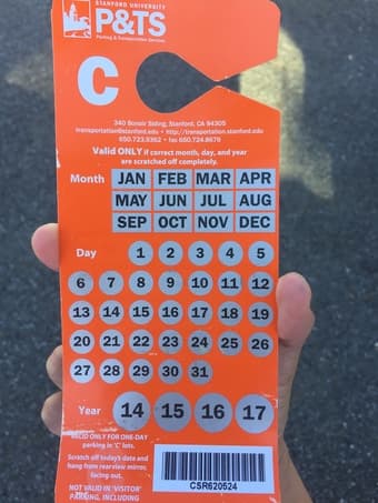 Campus Daily Parking Permit ( C parking) 1
