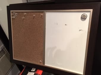 White/cork board 1
