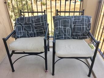 Chairs for balcony patio, and they rock! 1