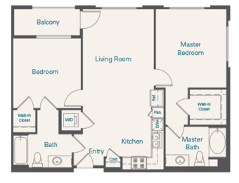 Private Master Bedroom/Private Bath - W. Santa Clara 1