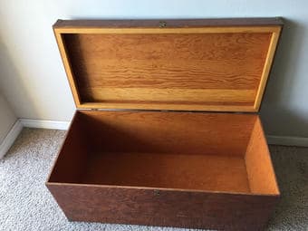 Wooden Chest / Toy box 1