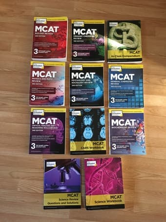 MCAT Prep Books - The Princeton Review - $75 1