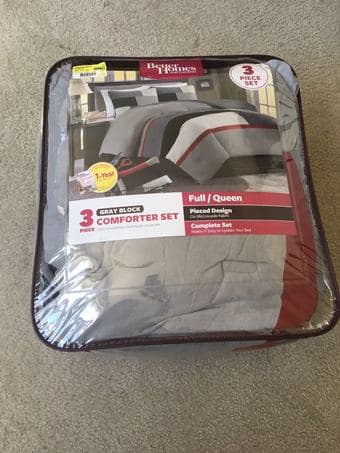 Two Full/Queen comforters + sheet 1