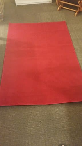 Red rug for sale 1