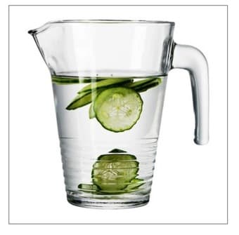 Glass pitcher - almost NEW 1