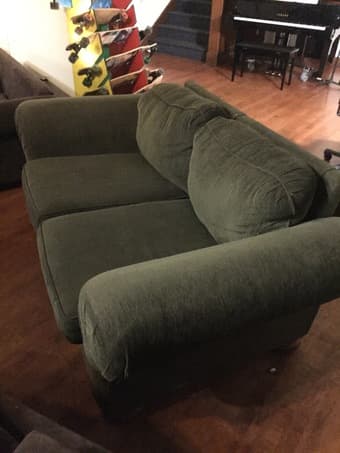 Green Loveseat 2