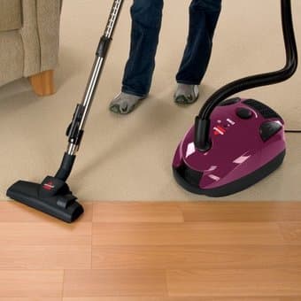 Bissell Zing Bagged Canister Vacuum, Purple, 4122 - Corded 2