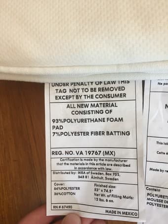 Tananger IKEA mattress topper 2