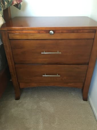 Bed, mattress and 2 dressers for sale pick up from Saratoga 2