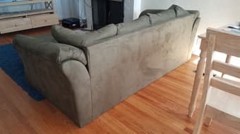 Couch, Sage Green, Large Reversible L-Shape 3