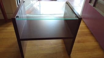 Cute Little Glass Top Table 1