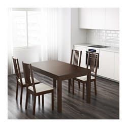 IKEA BJURSTA Extendable Table With 4 Chairs 1