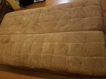 brown futon 1